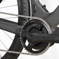 Transmission et pédalier SRAM du vélo gravel électrique Loop Sports Scott Solace Gravel eRide 30 gris