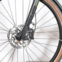 Roue avant de vélo Loop Sports Scott Sub Active 20 avec frein à disque et pneu à flanc marron
