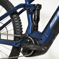 Velo electrique tout-terrain Loop Sports Sunn Charger S1 bleu avec amortisseur RockShox et pedalier e-thirteen