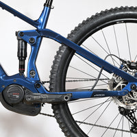 Velo electrique tout-suspendu Sunn Charger S1 2025 bleu avec moteur Bosch Performance Line CX chez Loop Sports