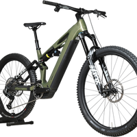 VTT électrique Loop Sports Cube Stereo Hybrid ONE77 HPC TM 800 vert olive avec suspension intégrale et pneus larges