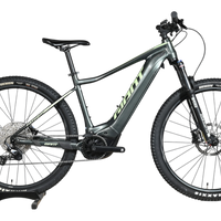 VTT électrique Giant Fathom E+1 gris de Loop Sports avec pneus tout-terrain et cadre en aluminium robuste